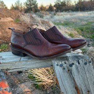 Frye Billy Bootie. Brown, size 8 women’s
